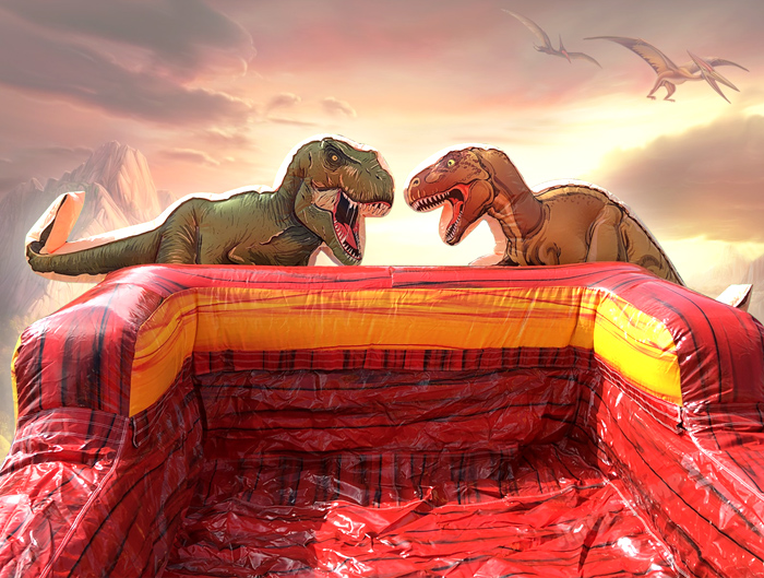 16 Foot Dinosaur Water Slide, ABR Party Rentals, LLC
