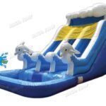 20 FT 2 Lane Dolphin Wet-Dry Slide (Open Box)