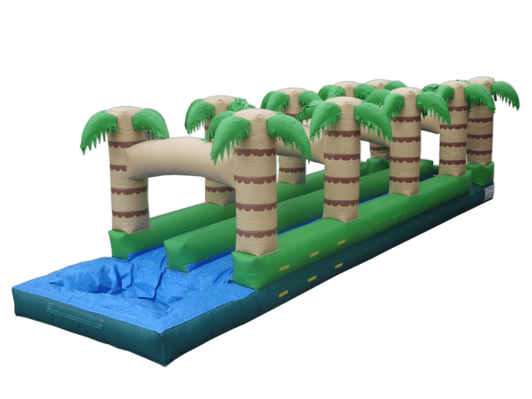 2 Lane Tropical Slip N Slide - Shop | Jingo Jump, Inc - USA