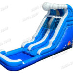 16 FT Light-Commercial Ocean Water Slide (Open Box)