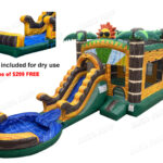 Marble Front Slide Jungle Combo ( Wet /Dry )