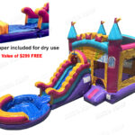 Marble Front Slide Princess Combo ( Wet /Dry )