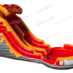 14 FT Light-Commercial Volcano Water Slide