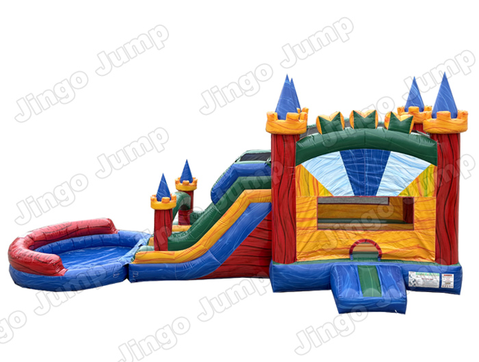 Dual_Lane_Tower_Castle_Combo_01 Dual Lane Tower Castle Combo Wet /Dry (15 oz Vinyl) - Image 1