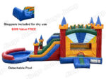 Dual Lane Tower Castle Combo Wet /Dry  (15 oz Vinyl) - Image 2