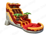 17 FT Dual Lane Volcano Wet and Dry Water Slide (15 oz Vinyl) - Image 4