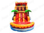 17 FT Dual Lane Volcano Wet and Dry Water Slide (15 oz Vinyl) - Image 3