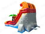 17 FT Dual Lane Volcano Wet and Dry Water Slide (15 oz Vinyl) - Image 5