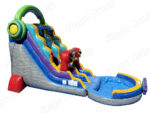 18 FT Game Zone Wet and Dry Water Slide