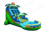 18.5 FT Dual Lane Paradise Splash Wet and Dry Water Slide - Image 2